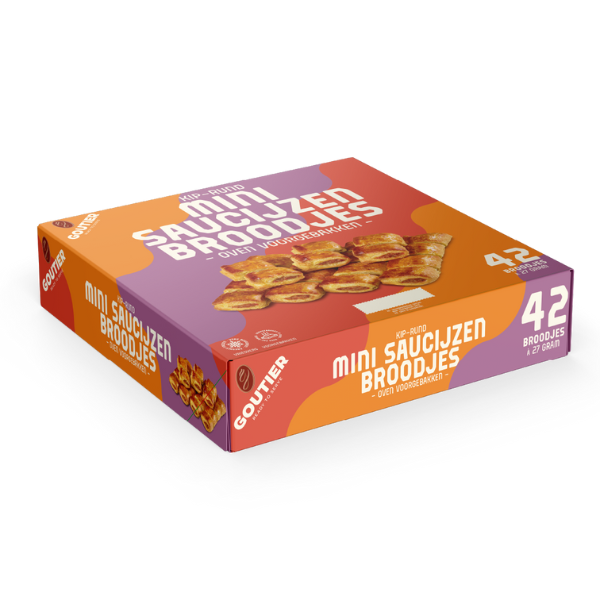 Goutier Roomboter Mini Sausage Rolls 42x27Gr // 6x1134Gr