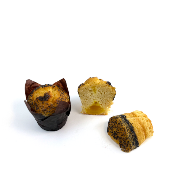 Lemon Poppy Filled Muffin 30x120Gr // 3600Gr